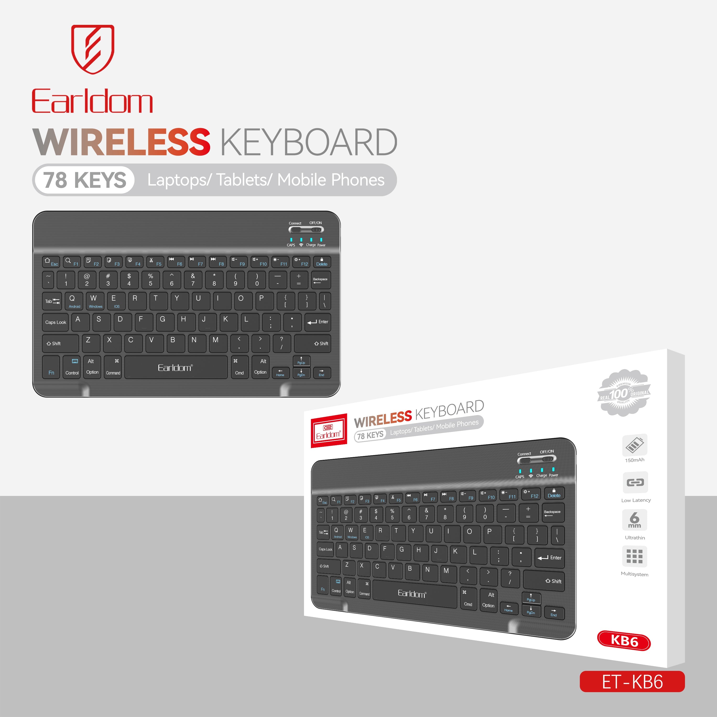 Bluetooth Keyboard ipad ET-KB6 Bluetooth Keyboard ipad ET-KB6